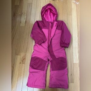 L. L. Bean Pink Cold Buster Snowsuit